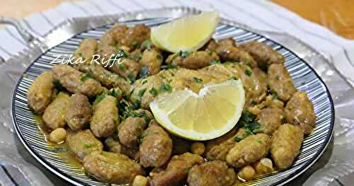 MARKET DEGLA OU TAJINE TMAR- DOIGTS DE VIANDE HACHÉE AUX AUBERGINES FAÇON DATTES BY ZIKA RIFFI