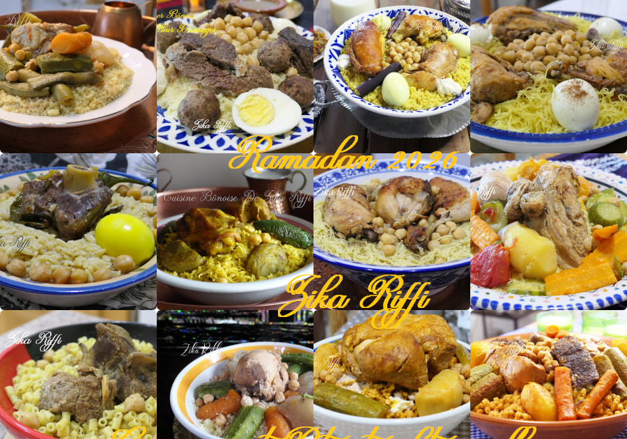  MENU RAMADAN-2026- PLATS DE PÂTES TRADITIONNELLES ET COUSCOUS- LAYLET ENOSS ET LAYLET EL KADR- ANNABA