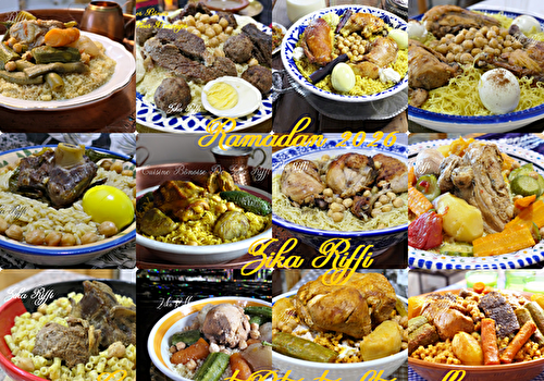  MENU RAMADAN-2026- PLATS DE PÂTES TRADITIONNELLES ET COUSCOUS- LAYLET ENOSS ET LAYLET EL KADR- ANNABA