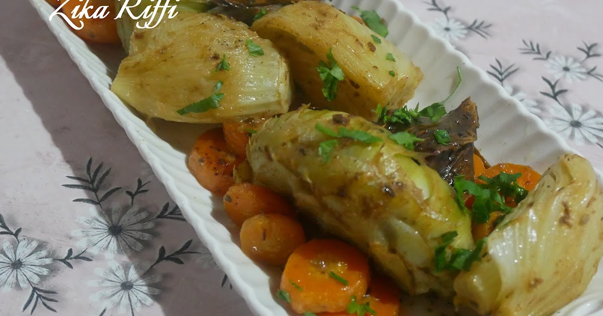 TORCHI KARNOUN- BESBES- SENNARYA- ARTICHAUTS- FENOUIL ET CAROTTES BRAISÉS- ENTRÉES TYPIQUES DE ANNABA