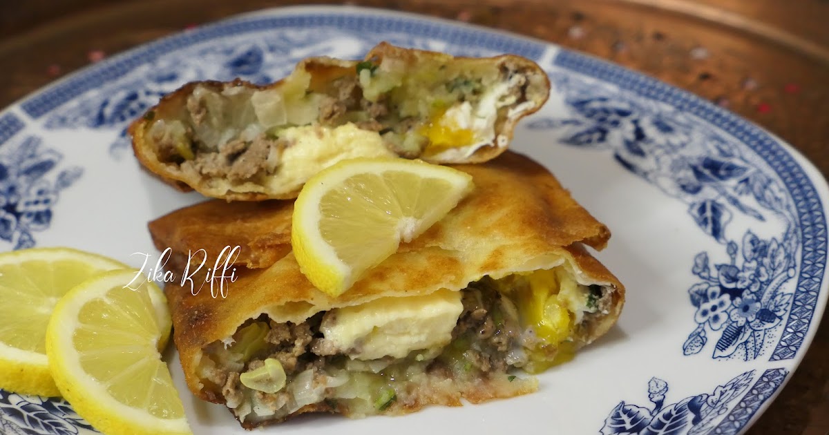 BRICKS- BOUREKS ANNABI- VIANDE HACHÉE ET POMME DE TERRE AUX ŒUFS ET FROMAGE