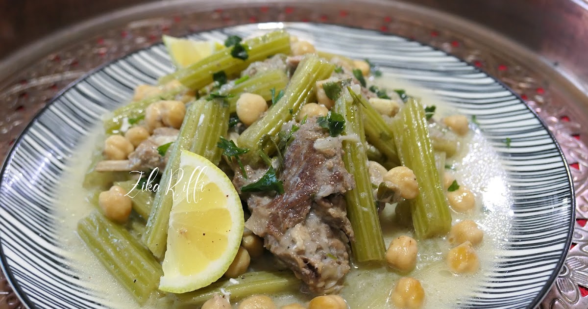 MARKA BEL KHOURCHEF- TAJINE DE CARDONS SAUVAGES - POIS CHICHES À L'AGNEAU- SAUCE BLANCHE CANNELLE ET CITRON