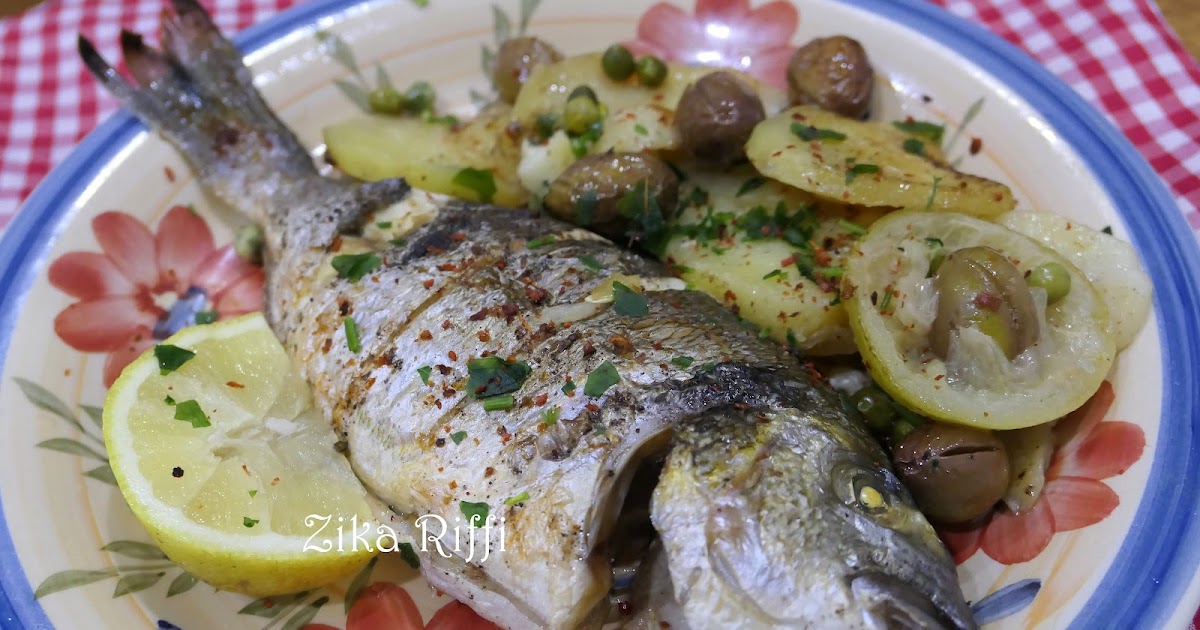 DORADES RÔTIES AU FOUR AUX GRAINES DE FENOUIL ENTIÈRES ET SES POMMES DE TERRE ET PETITS POIS