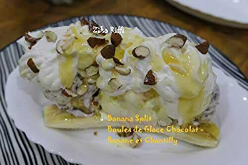 BANANA SPLIT OU GLACES DE BÔNE D'ANTAN