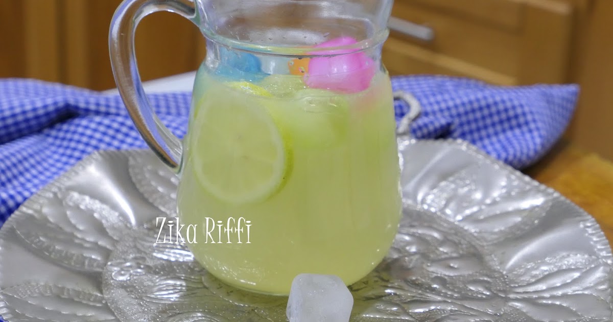 LIMONADE AUX CITRONS VERTS DU JARDIN ET FLEUR D'ORANGER