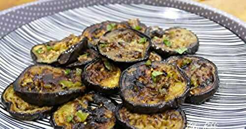 AUBERGINES RÔTIES AUX ANCHOIS