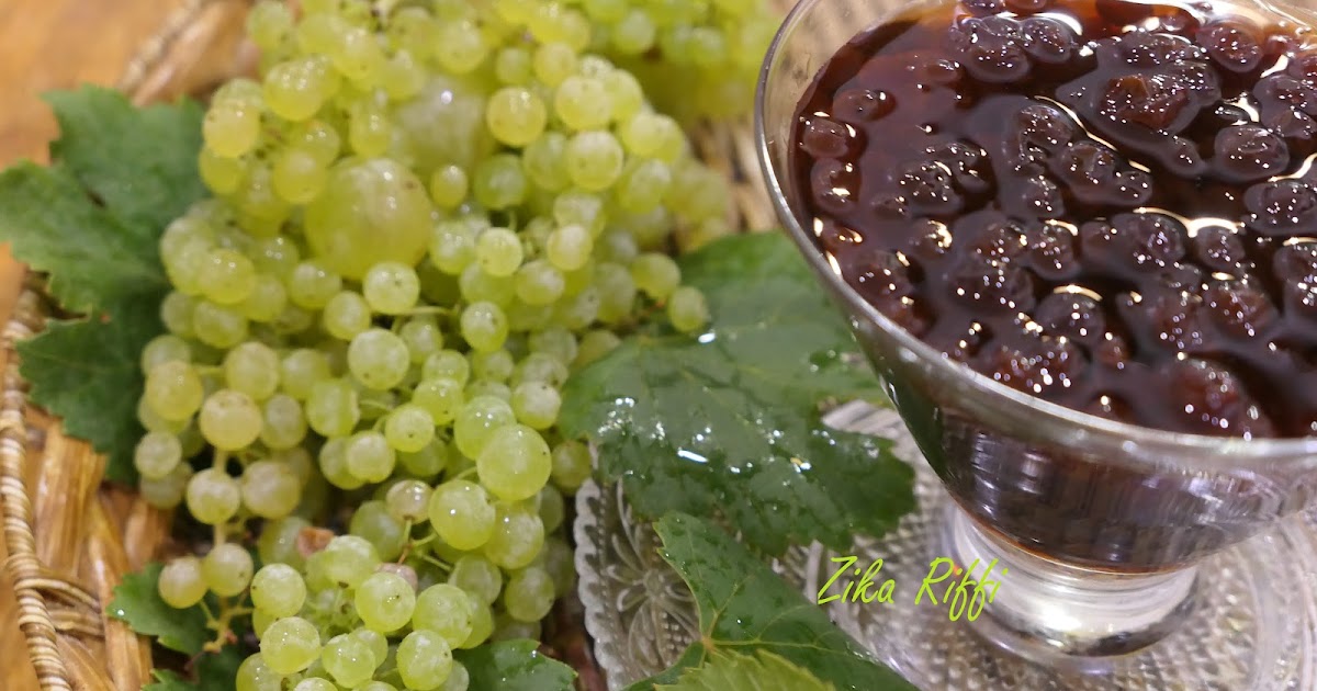 CONFITURE DE PETITS RAISINS BLANCS MUSCATS SANS PÉPINS À L'EAU DE FLEUR D'ORANGER ET GOMME ARABIQUE
