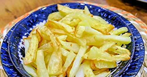 FRITES DE POMMES DE TERRE À L'AIR FRYER AVEC UNE ASTUCE DE MA FILLE