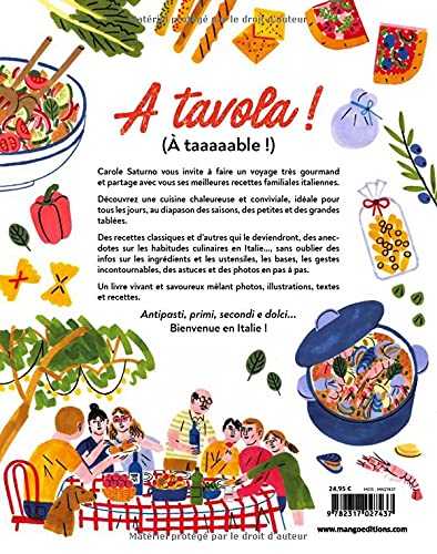 A tavola ! La vraie cuisine familiale italienne. Pour tous et pour tous les jours