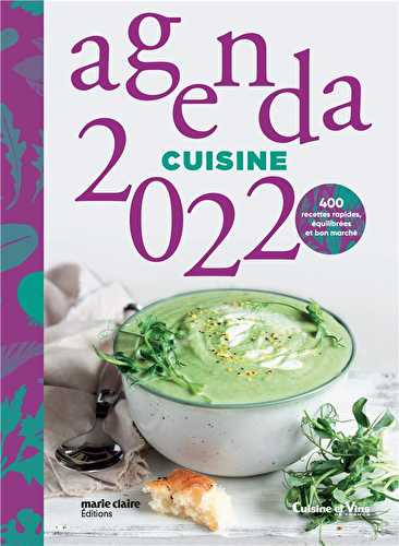 Agenda cuisine (édition 2022)