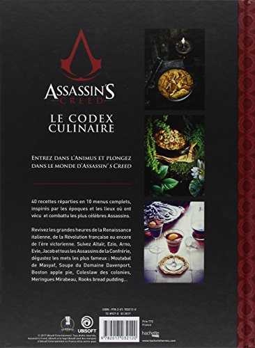 Assassin's creed - le codex culinaire - recettes de la confrérie des assassins