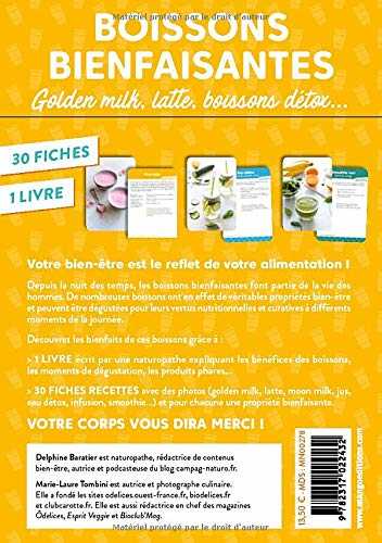 Boissons bienfaisantes - golden milk, latte, boissons detox...