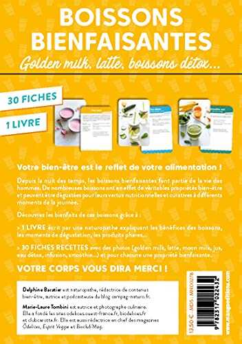 Boissons bienfaisantes - golden milk, latte, boissons detox...