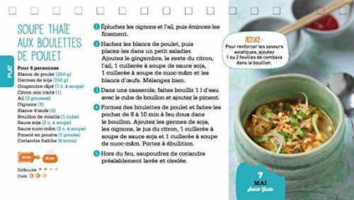 Calendrier chevalet marmiton 365 recettes qu'est ce qu'on mange ce soir ?