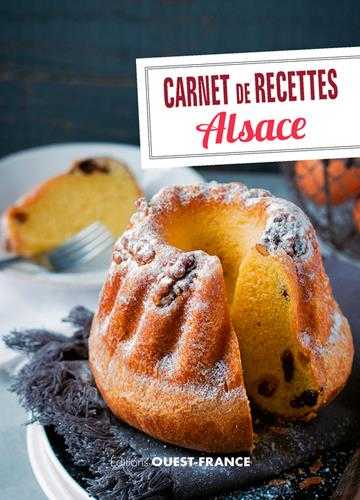 Carnet de recettes d'alsace