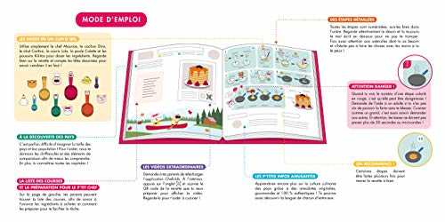 Chefclub Kids - Livre de Recettes du Monde pour Enfants - Livre de Cuisine - 20 Recettes pour Faire Voyager les Enfants avec les Tasses Chefclub Kids