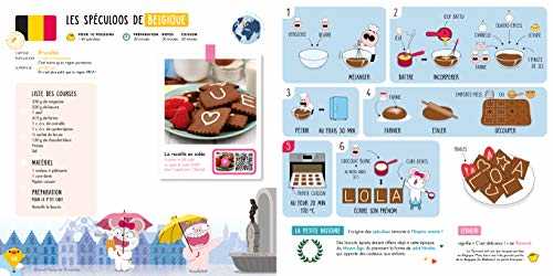 Chefclub Kids - Livre de Recettes du Monde pour Enfants - Livre de Cuisine - 20 Recettes pour Faire Voyager les Enfants avec les Tasses Chefclub Kids