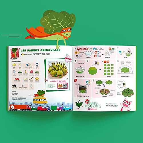 Chefclub Kids - Livre de Recettes pour les Enfants - Les Super-Légumes - Cuisine les Héros du Potager