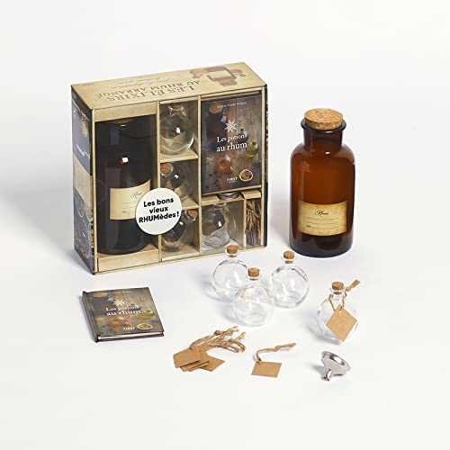 Coffret Les élixirs au rhum arrangé - boîte et accessoire