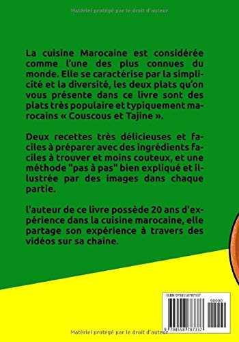 Couscous & Tajine: Petit livre de couscous et tajine | Deux recettes faciles et délicieuses - Cuisine marocaine | Méthode de préparation de couscous et Tajine