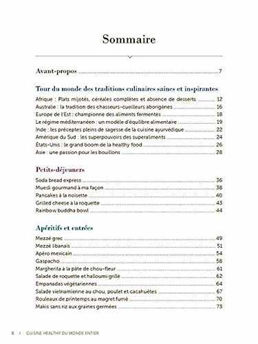 Cuisine healthy du monde entier - 50 recettes simples, saines et savoureuses