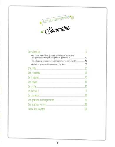 Cuisiner avec les graines germées
