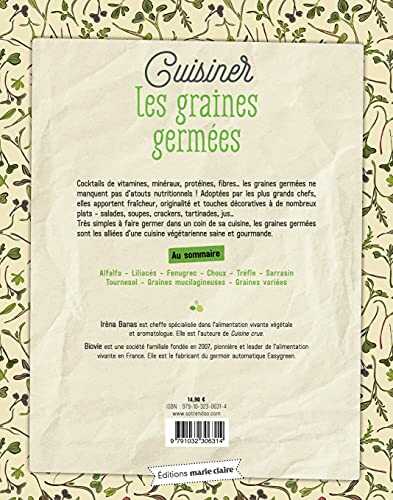 Cuisiner avec les graines germées