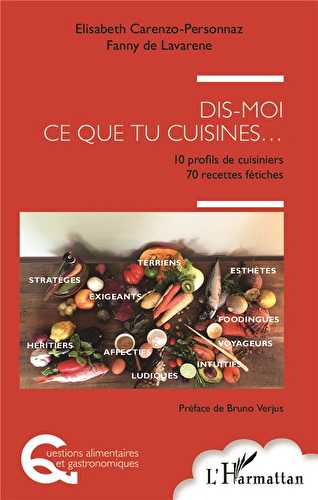 Dis moi ce que tu cuisines... 10 profils de cuisiniers, 70 recettes fétiches