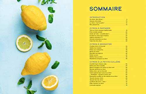 Douceurs citron bio - recettes et astuces de clea