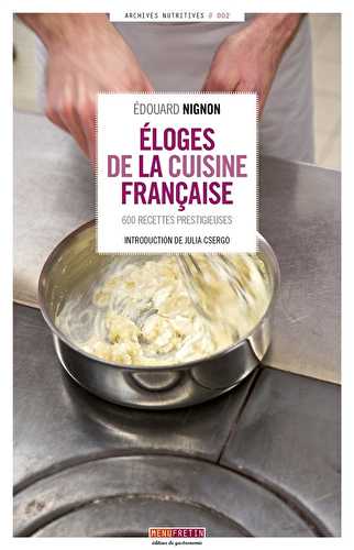 Éloges de la cuisine française