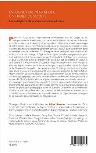 Enseigner l'alimentation un projet de société - les enseignements pratiques interdisciplinaires