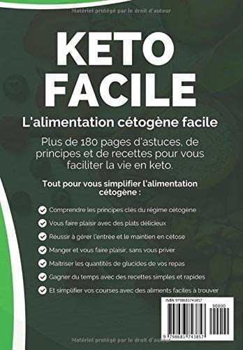 Keto Facile: L’alimentation cétogène facile