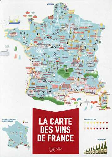 La carte des vins de france - poster xxl