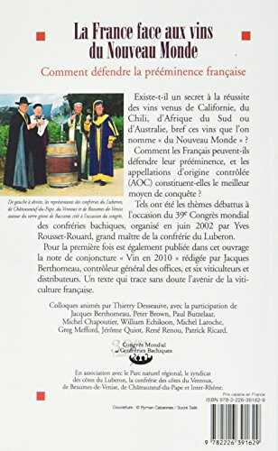 La france face aux vins du nouveau monde - comment défendre la prééminence française