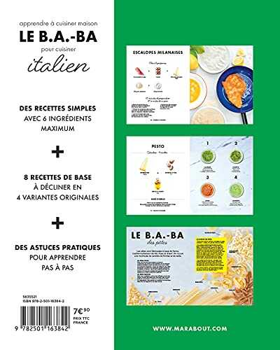 Le b.a-ba de la cuisine - pour cuisiner italien