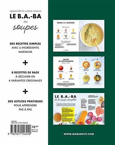 Le b.a-ba de la cuisine - soupes et bouillons