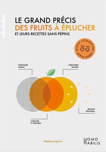 Le grand précis des fruits à éplucher et leurs recettes sans pépins