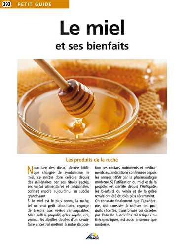 Le miel et ses bienfaits