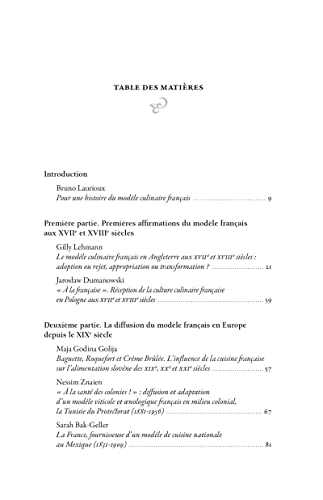 Le modèle culinaire français: Diffusion, adaptations, transformations, oppositions dans le monde (XVIIe-XXIe siècle)