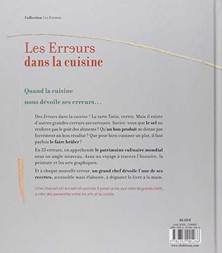 Les erreurs dans la cuisine