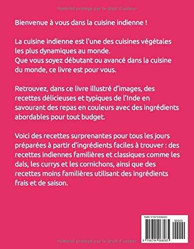 Livre de recettes Indiennes