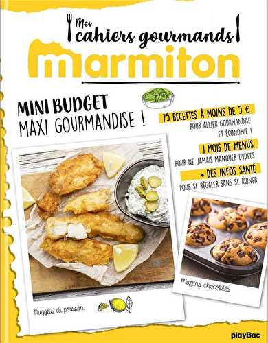 Marmiton cahier gourmand mini budget
