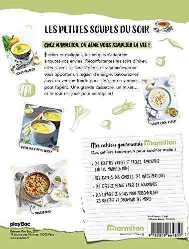 Marmiton cahier gourmand soupes