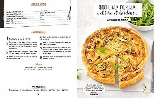 Marmiton : qu'est-ce qu'on mange ce soir ? - tartes et quiches