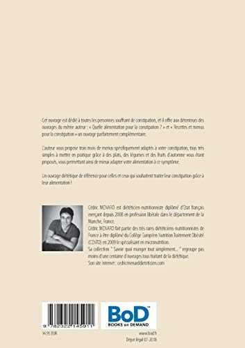 Menus d'automne pour la constipation