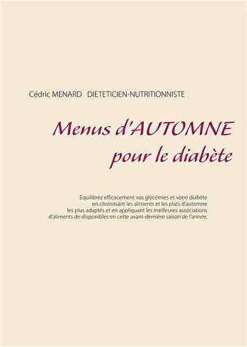 Menus d'automne pour le diabète