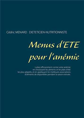 Menus d'été pour l'anémie