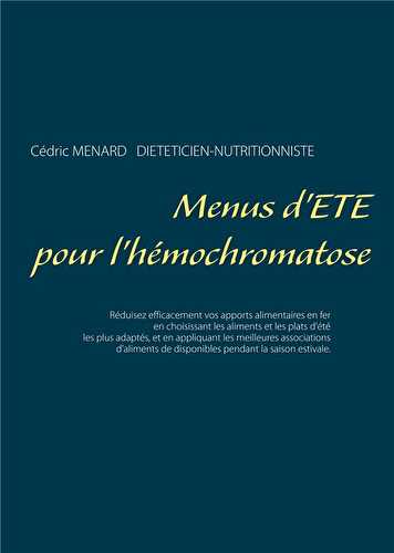 Menus d'été pour l'hémochromatose