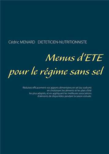 Menus d'été pour le régime sans sel