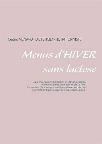 Menus d'hiver sans lactose